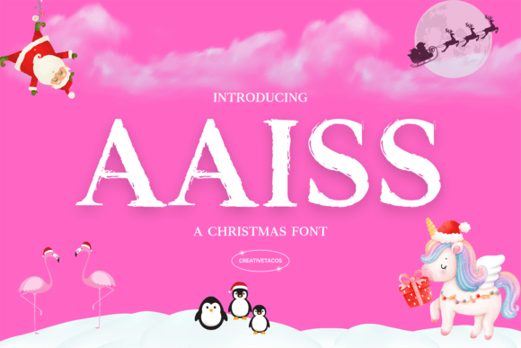 Aaiss Font: Festive Display Typography for Web Design