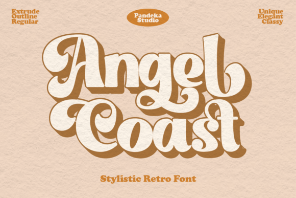 Angel Coast Font: Adding Retro Charm to Handmade Designs