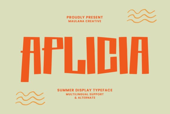 Aplicia Summer Typeface: A Warm, Stylish Boost for Digital Brands