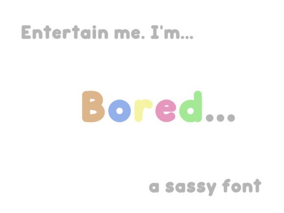 Bored: A Bold Display Font for Personality-Driven Web Design