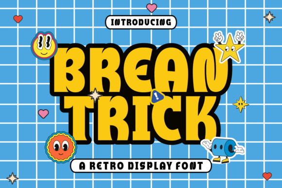 Brean Trick Font: Playful Retro Type for Makers