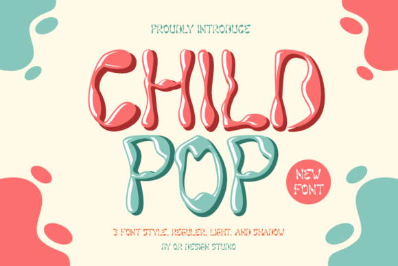 Child Pop Font: Whimsical Typography for Editorial Design