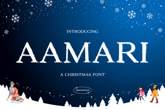 Choosing the Aamari Christmas Font for Festive Web Design Projects