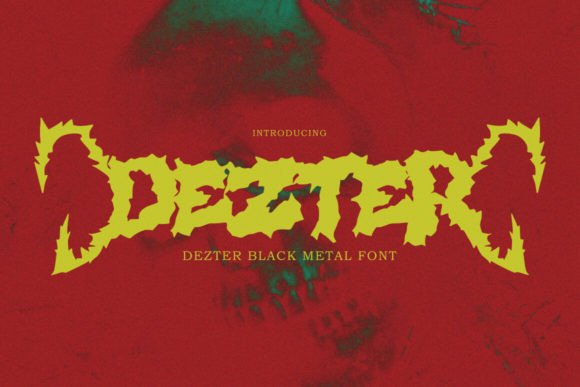 Dezter Font: Edgy Display Typography for Web Design