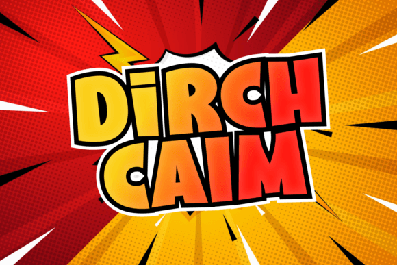 Dirch Calm: A Bold Display Font for Joyful, Campaign-Ready Designs