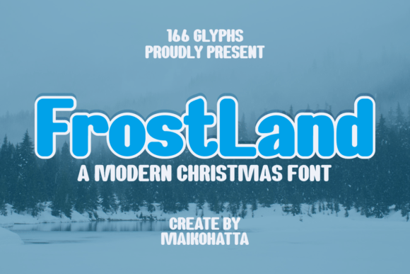 Frost Land Font: Elevate Your Holiday Brand Identity