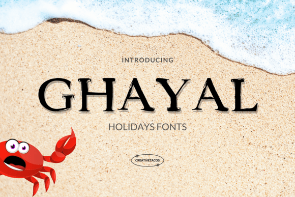 Ghayal: A Designer’s Brush Font for Lively Branding Projects