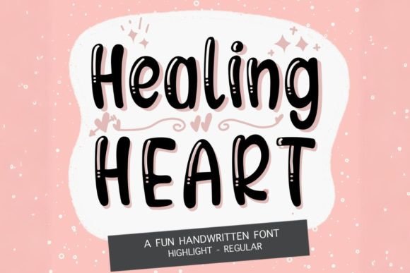 Healing Heart Font: A Sweet Touch for Small Business Branding
