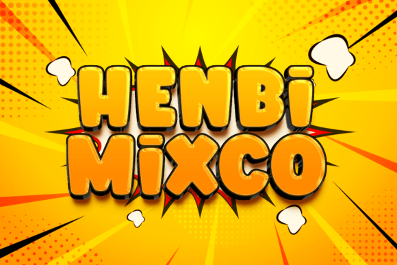 Henbi Mixco: A Cheerful Display Font That Elevates Your Brand
