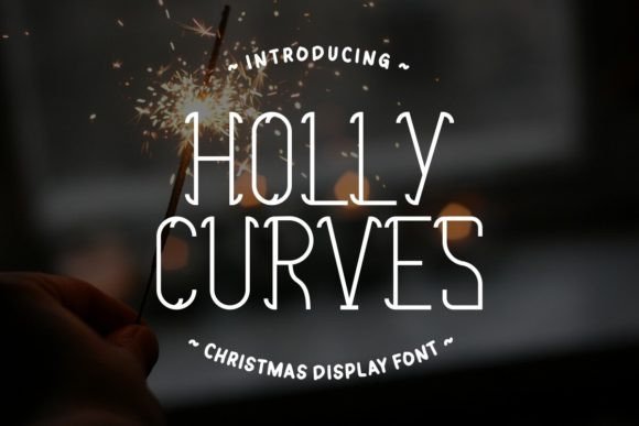 Holly Curves Font: Elevating Holiday Campaign Visuals