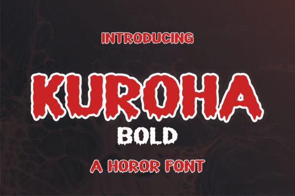 Kuroha: A Bold Display Font for Impactful Digital Design