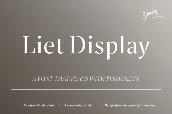 Liet Font: Testing a Unique Display Typeface for Branding