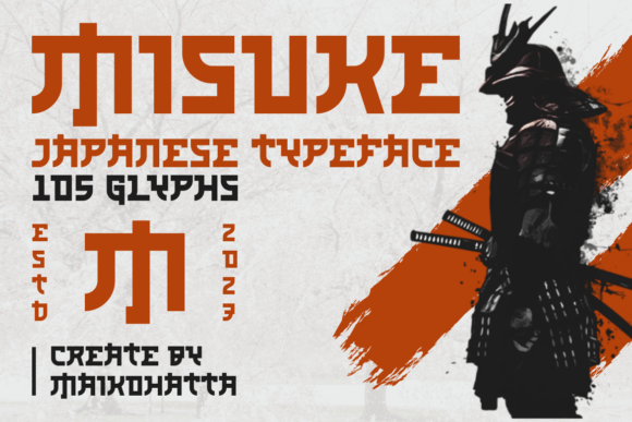 Misuke: A Beautiful Display Font for Handmade Labels, Invitations, and More