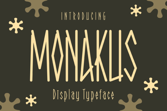 Monakus: A Quirky Display Font That Elevates Digital Marketing Design