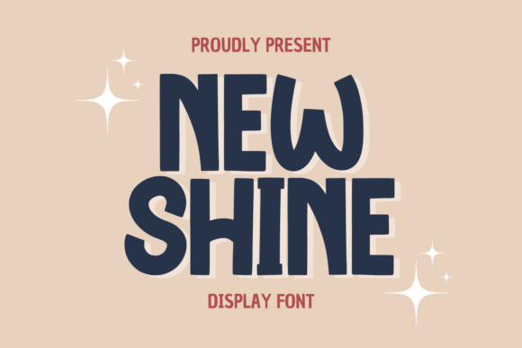 New Shine: A Luxurious Display Font for Handmade and Creative Products