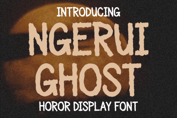 Ngerui Ghost Font: Elevating Seasonal Brand Identity