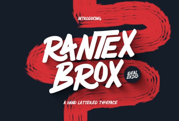 Rantex Brox: A Dynamic Display Font for Modern Editorial Design