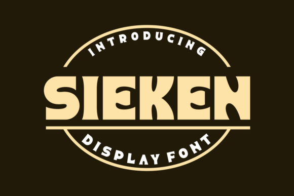 Sieken: A Display Font That Elevates Brand Identity with Style