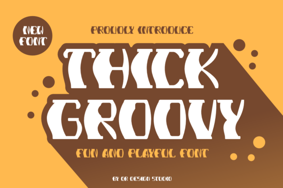 Thick Groovy: A Bold Display Font for Authentic Editorial Design