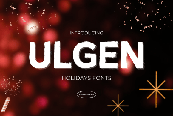 Ulgen Font: A Bold Display Typeface for Stronger Brand Presence