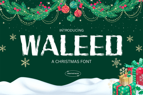 Waleed Font: Adding Festive Joy to Editorial Design