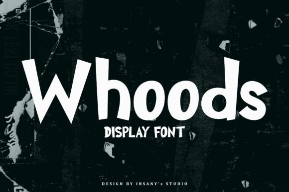 Whoods: A Cheerful Display Font for Modern Web Design