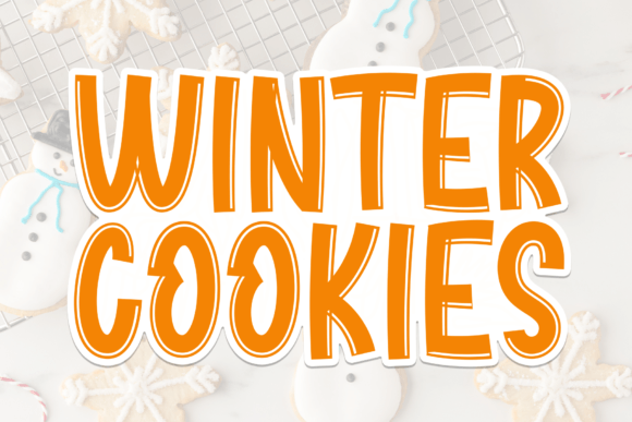 Winter Cookies Font: Adding Festive Charm to Campaign Visuals