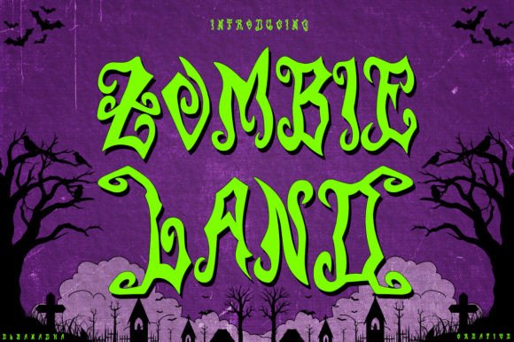 Zombieland Font: Bold Branding for Seasonal Business